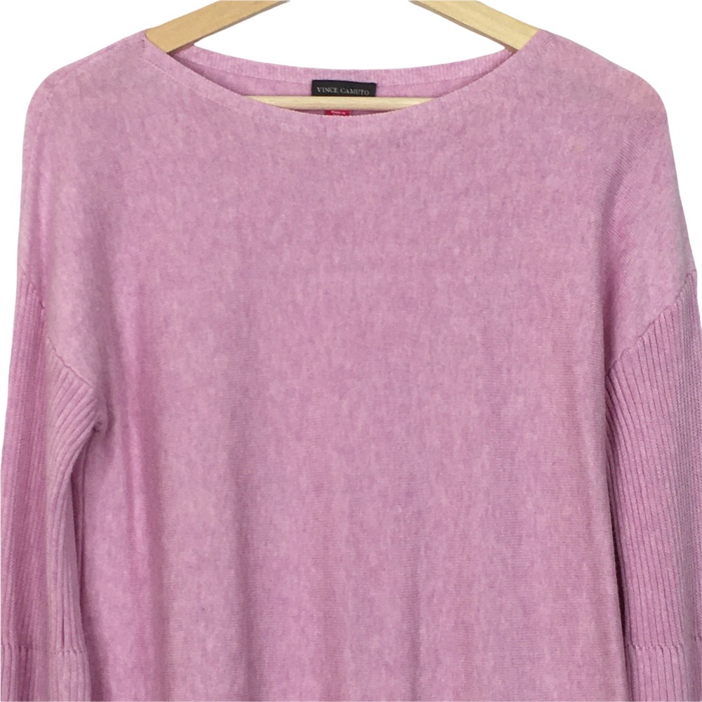 Vince Camuto Ribbed Bell Long Sleeve Pullover Sweater - Picture 6 of 11